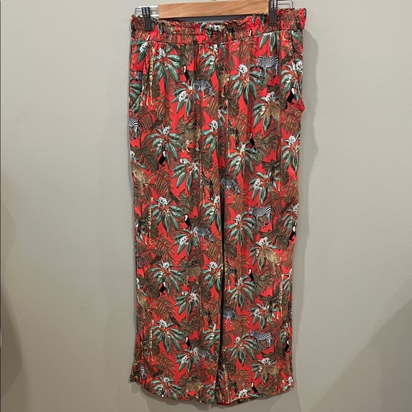 Jane and Delancey Pants - Jane and Delancey Tropical Print Pants
